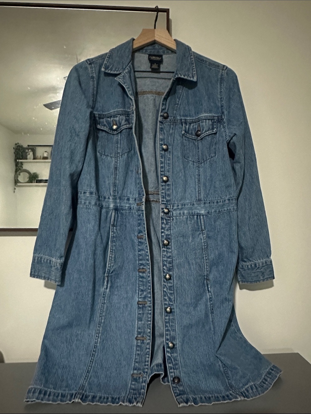 Sonoma Denim Longline Shirt Jacket - Small